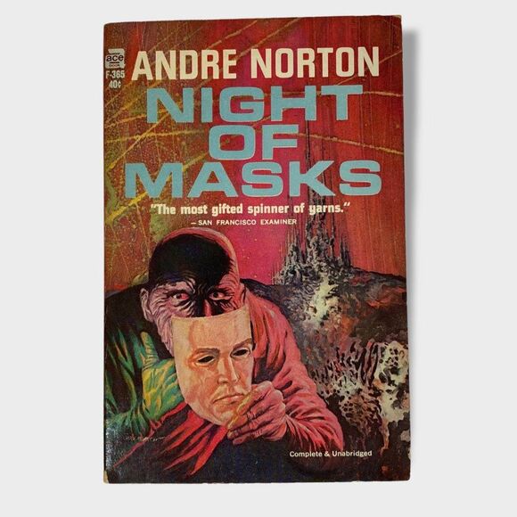 Night of Masks by Andre Norton Ace 1964 Vintage Sci-Fi PB - Picture 1 of 7